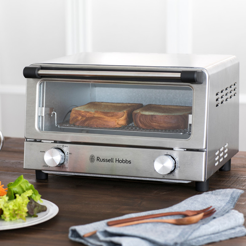 ハートマークショップ】Russell Hobbs ラッセルホブス オーブントースター 食パン 4枚焼 上下ヒーター 5段階切替 最大1200W 30分  ダイヤルタイマー付き ステンレス 7740JP ・通販サイト